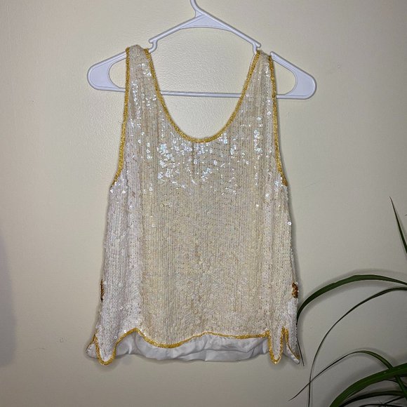 Vintage 80s Rina Z Gold Star Tank Top - Picture 8 of 10
